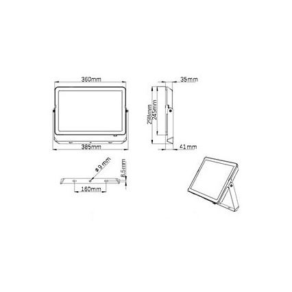 Philips - Proyector LED para exteriores PROJECTLINE LED/150W/230V IP65 4000K