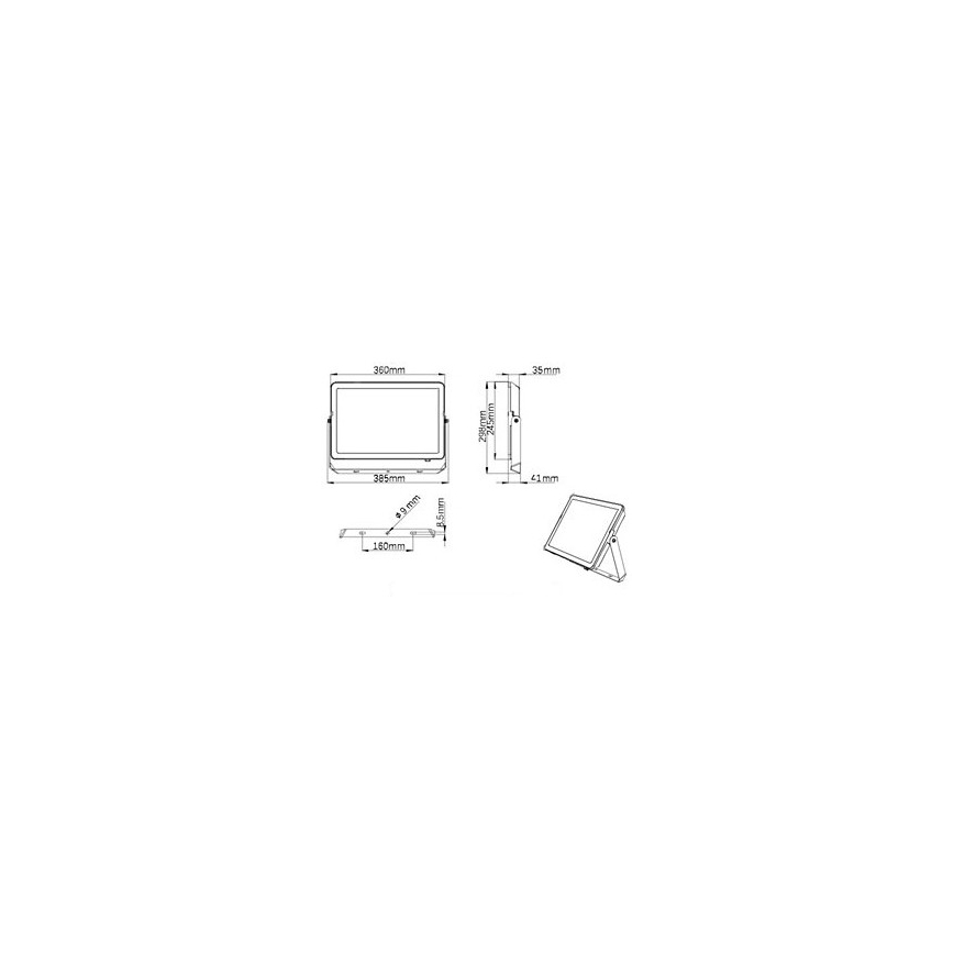 Philips - Proyector LED para exteriores PROJECTLINE LED/150W/230V IP65 4000K