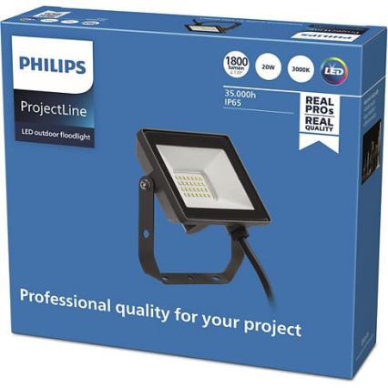 Philips - Proyector LED para exteriores PROJECTLINE LED/20W/230V IP65 3000K