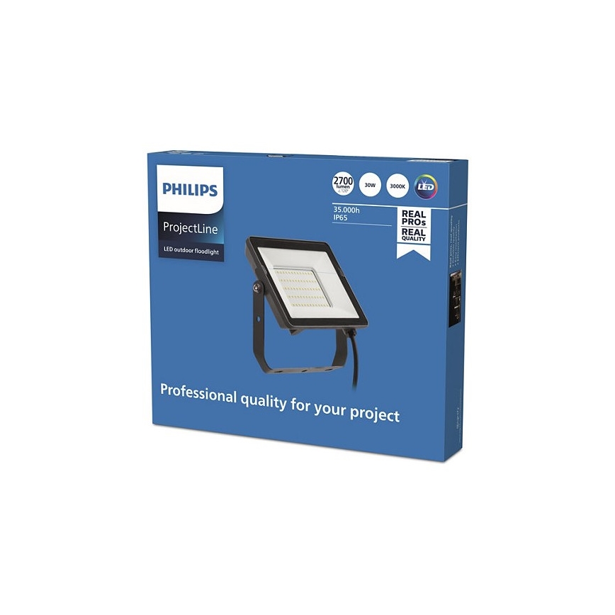 Philips - Proyector LED para exteriores PROJECTLINE LED/30W/230V IP65 3000K