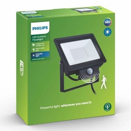 Philips - Reflector LED con sensor DECOFLOOD LED/20W/230V IP65