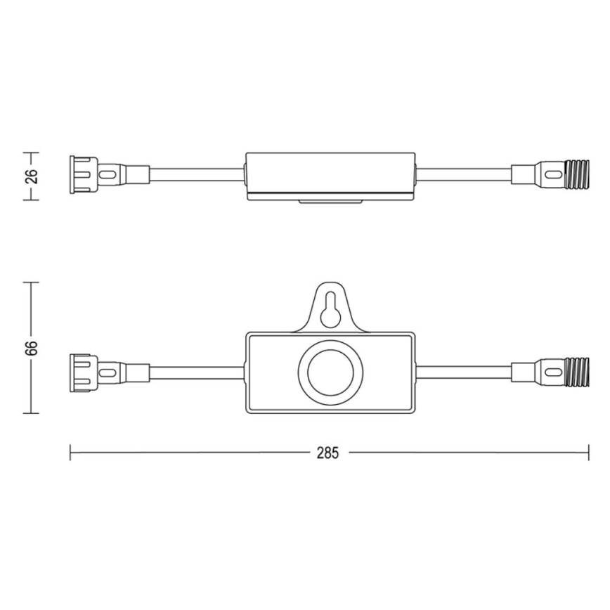 Philips - Sensor crepuscular exterior con temporizador GARDENLINK 24V IP67