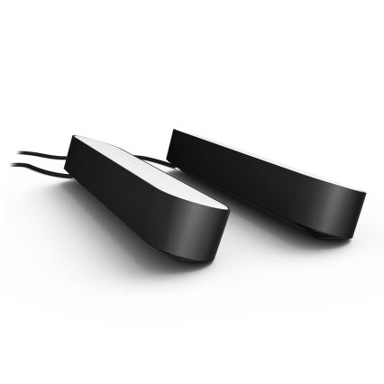 Philips - SET 2x Lámpara de mesa LED RGB regulable HUE AMBIANCE LED/6W/230V
