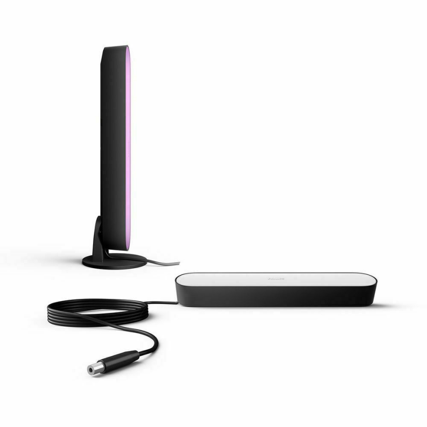 Philips - SET 2x Lámpara de mesa LED RGB regulable HUE AMBIANCE LED/6W/230V