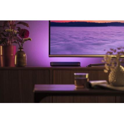 Philips - SET 2x Lámpara de mesa LED RGB regulable HUE AMBIANCE LED/6W/230V