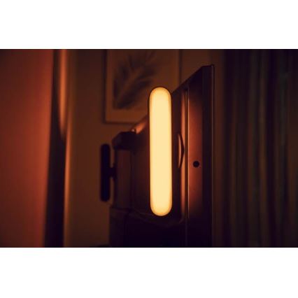 Philips - SET 2x Lámpara de mesa LED RGB regulable HUE AMBIANCE LED/6W/230V
