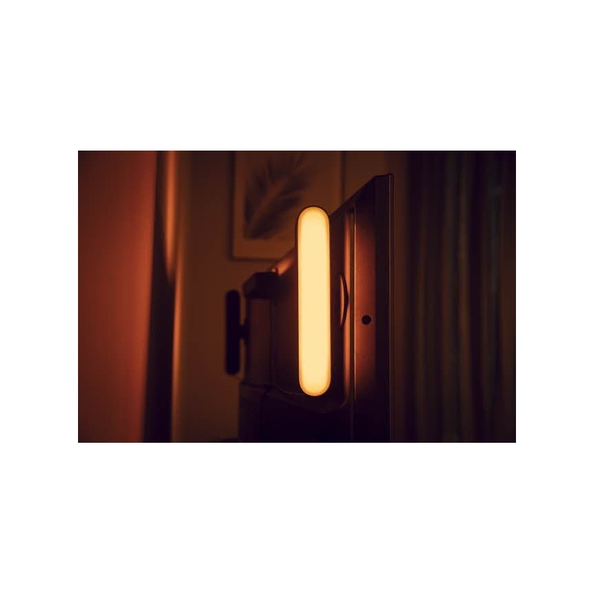 Philips - SET 2x Lámpara de mesa LED RGB regulable HUE AMBIANCE LED/6W/230V