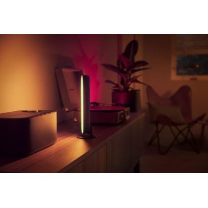 Philips - SET 2x Lámpara de mesa LED RGB regulable HUE AMBIANCE LED/6W/230V