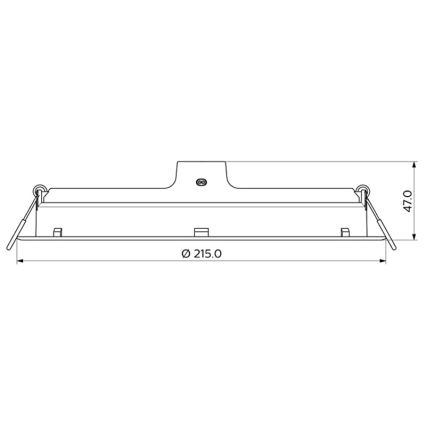 Philips - SET 2x Lámpara empotrable LED MESON LED/23,5W/230V 4000K