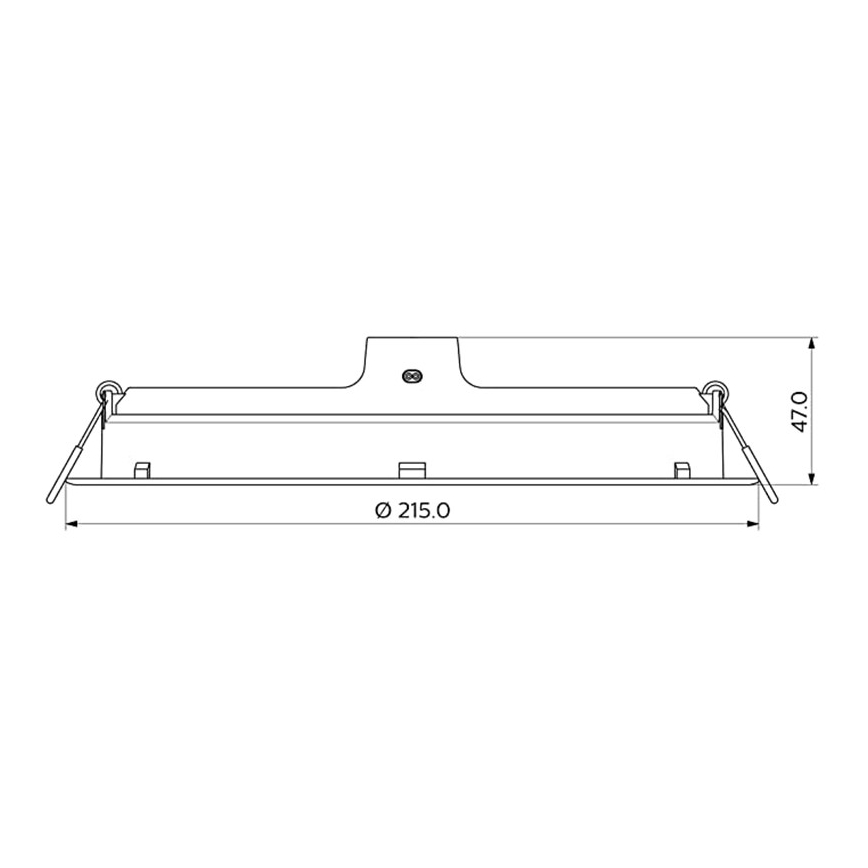 Philips - SET 2x Lámpara empotrable LED MESON LED/23,5W/230V 4000K