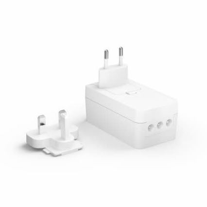 Philips - SET 2x Lámparas de mesa LED RGB regulable HUE AMBIANCE LED/6W/230V blanca