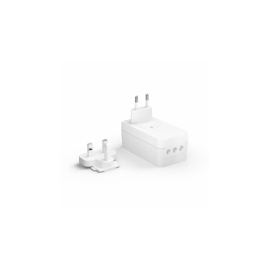 Philips - SET 2x Lámparas de mesa LED RGB regulable HUE AMBIANCE LED/6W/230V blanca