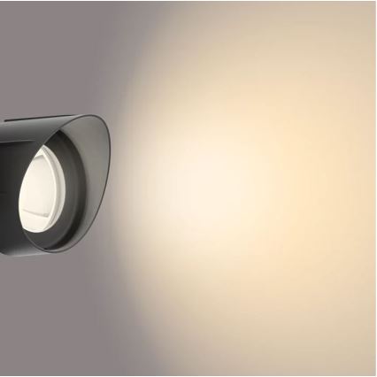 Philips - SET 3x Foco LED de exterior LED/6W/230V 2700K IP44