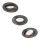 Philips - SET 3x Iluminación empotrable de techo 1xGU10/5,5W/230V