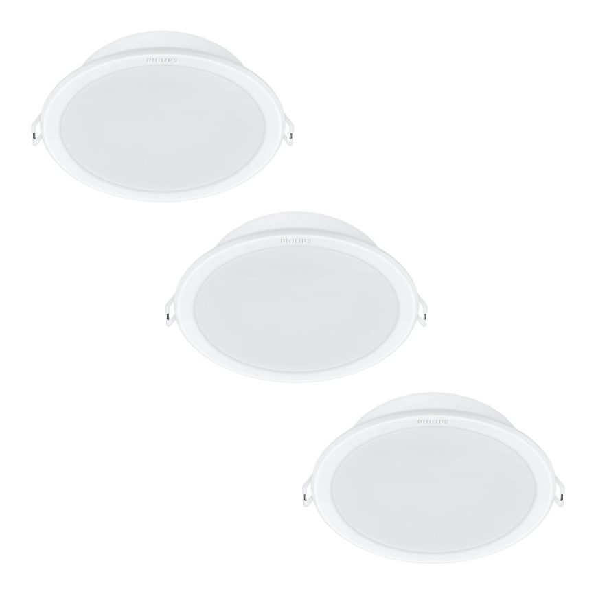 Philips - SET 3x Lámpara empotrable LED LED/5,5W/230V