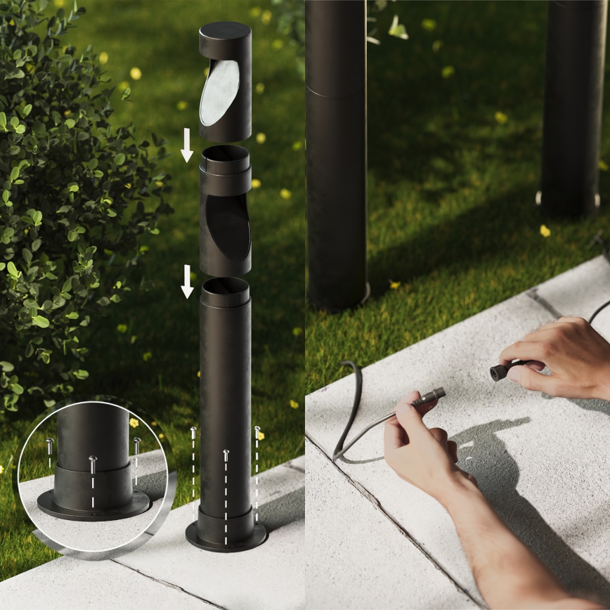 Philips - SET 3x Lámpara LED de exterior GARDENLINK DESI LED/1,5W/230V 2700K IP44