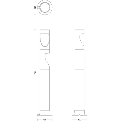 Philips - SET 3x Lámpara LED de exterior GARDENLINK DESI LED/1,5W/230V 2700K IP44