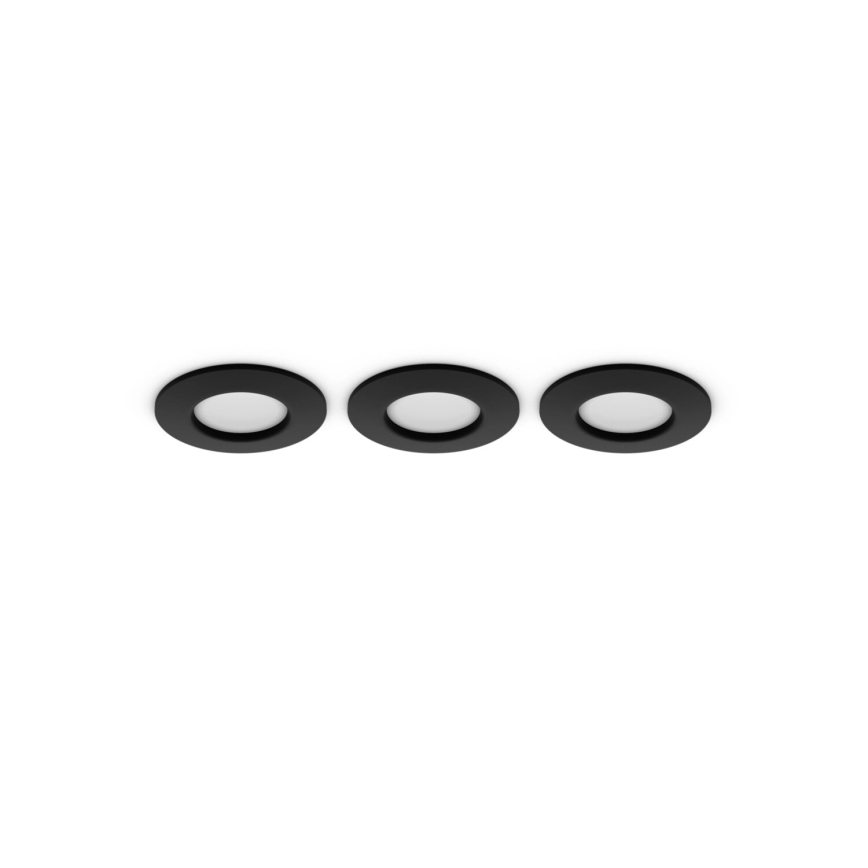 Philips - SET 3x LED RGBW Lámpara empotrable regulable para el baño Hue SLIM LED/8,3W/230V IP44 2000-6500K