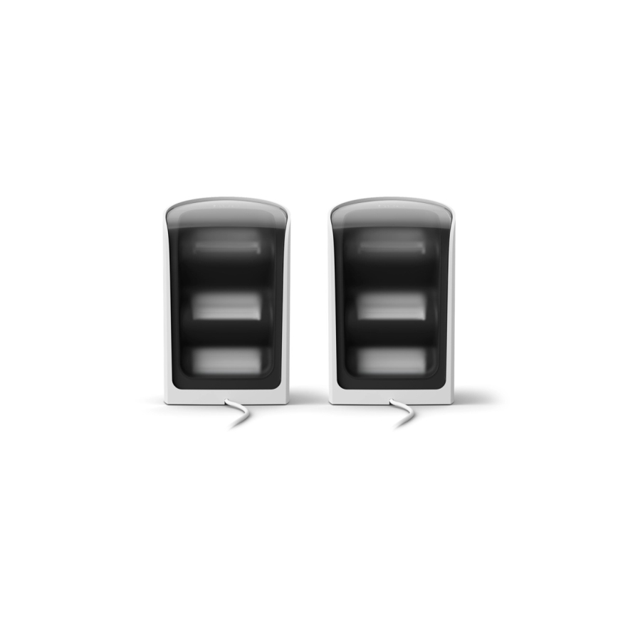 Philips - Pack de 2 focos de proyección Hue PLAY LED RGBW regulables, 20W/230V, 2000–6500K, blanco