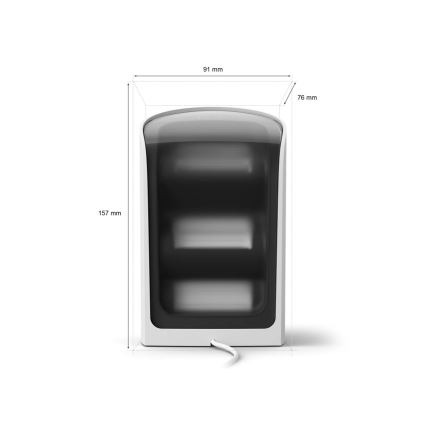 Philips - Pack de 2 focos de proyección Hue PLAY LED RGBW regulables, 20W/230V, 2000–6500K, blanco
