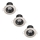 Philips - SET de 3 luminarias empotrables LED regulables para baño ABROSA LED/9W/230V IP44