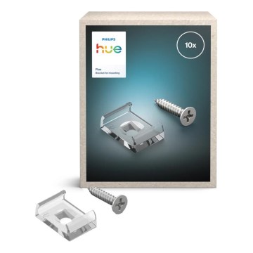 Philips - Soporte de montaje para tira LED FLUX, 10 unidades