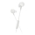 Philips TAE4105WT/00 - Auriculares con micrófono JACK 3,5 mm blanco