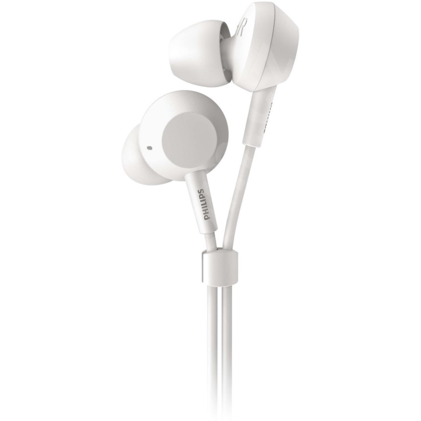 Philips TAE4105WT/00 - Auriculares con micrófono JACK 3,5 mm blanco