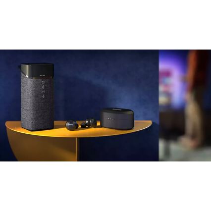 Philips TAT8505BK/00 - Audífonos inalámbricos IPX4 2x 55 mAh + 560 mAh negro