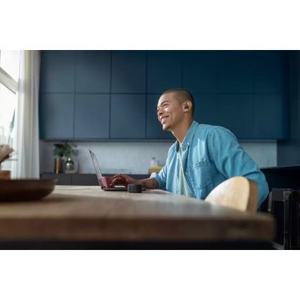 Philips TAT8505BK/00 - Audífonos inalámbricos IPX4 2x 55 mAh + 560 mAh negro