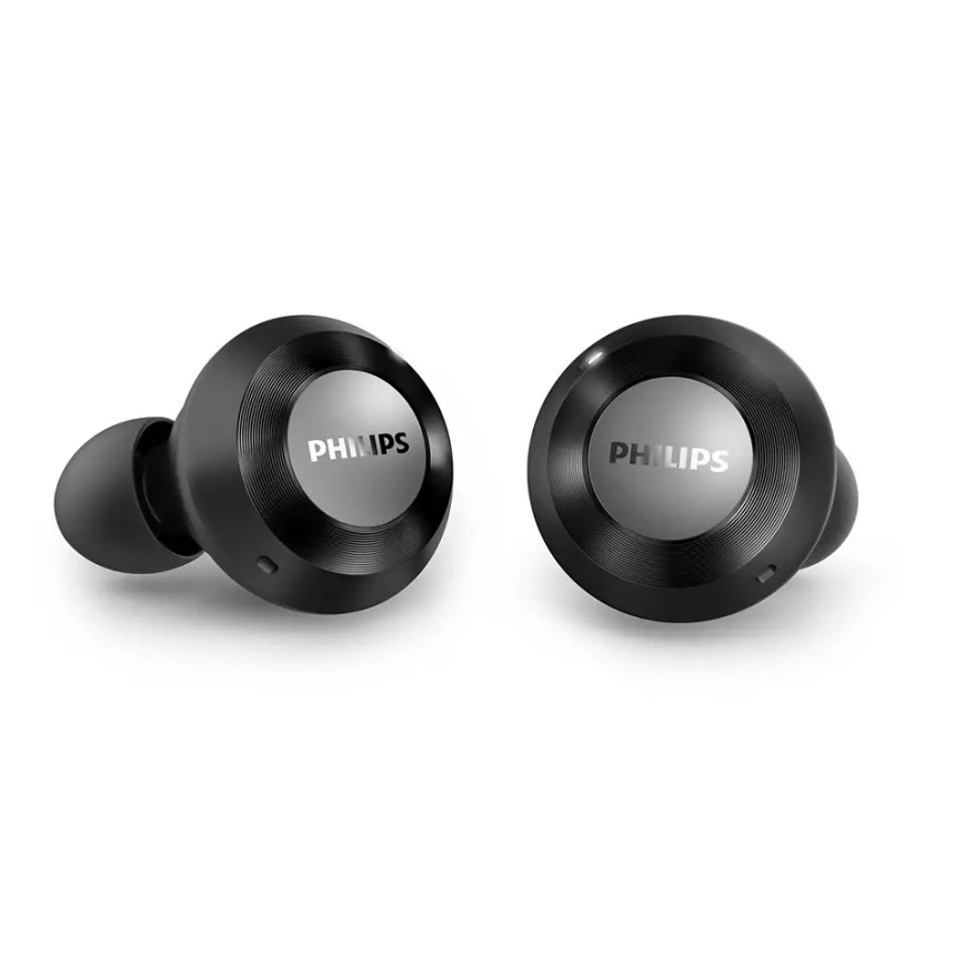 Philips TAT8505BK/00 - Audífonos inalámbricos IPX4 2x 55 mAh + 560 mAh negro