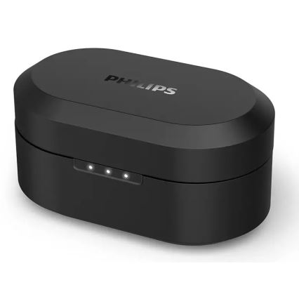 Philips TAT8505BK/00 - Audífonos inalámbricos IPX4 2x 55 mAh + 560 mAh negro