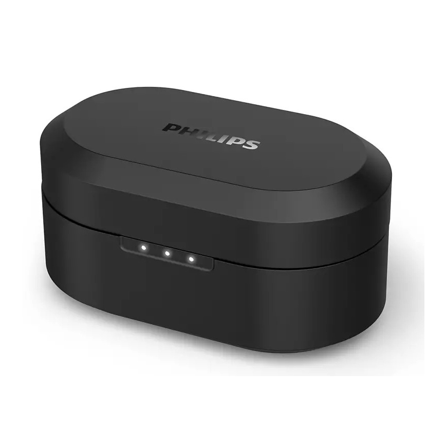 Philips TAT8505BK/00 - Audífonos inalámbricos IPX4 2x 55 mAh + 560 mAh negro