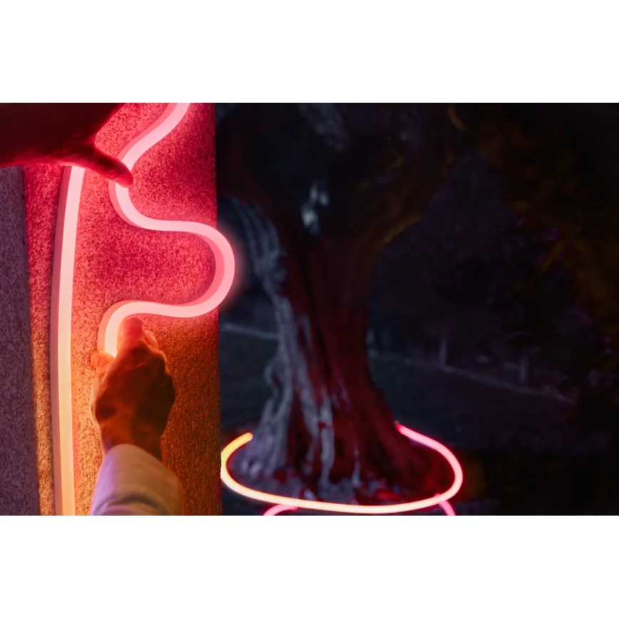 Philips - Tira LED RGBW regulable para exteriores Hue NEON 5m LED/30W/230V 2200-6500K IP67