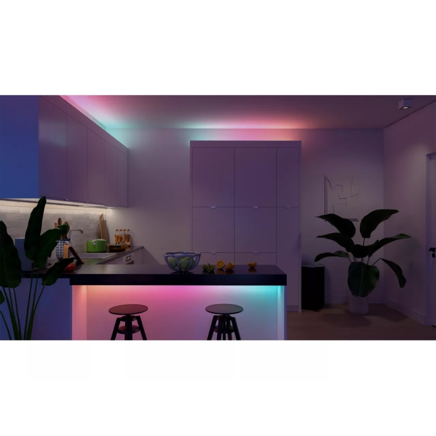 Philips - Tira LED RGBW regulable Hue ESSENTIAL White And Color Ambiance 5m LED/19W/230V 2200-6500K