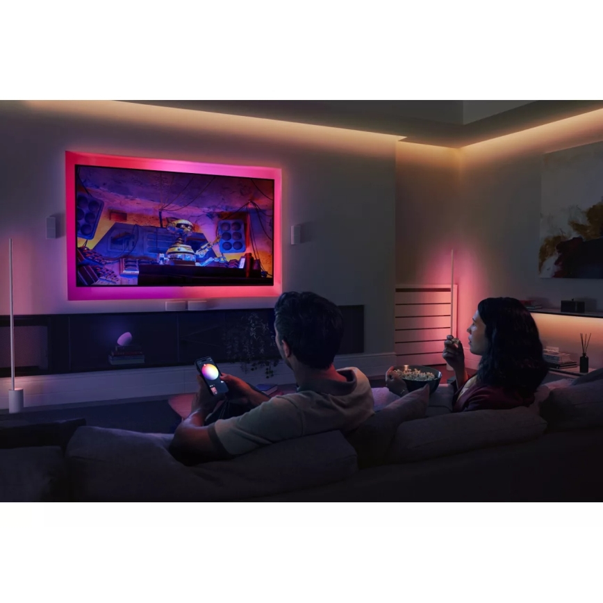 Philips - Tira LED RGBW regulable Hue FLUX 4m LED/16W/230V