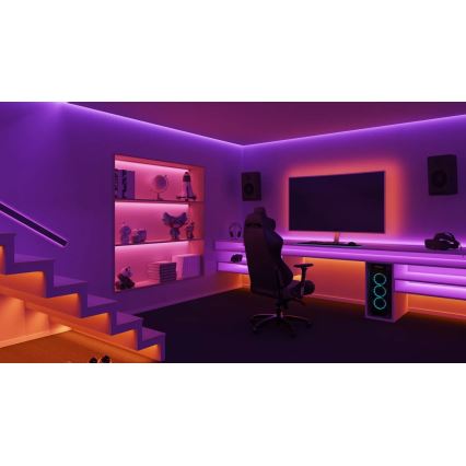 Philips - Tira LED RGBW regulable Hue WHITE AND COLOR AMBIANCE 10m LED/20W/230V 2000-6500K