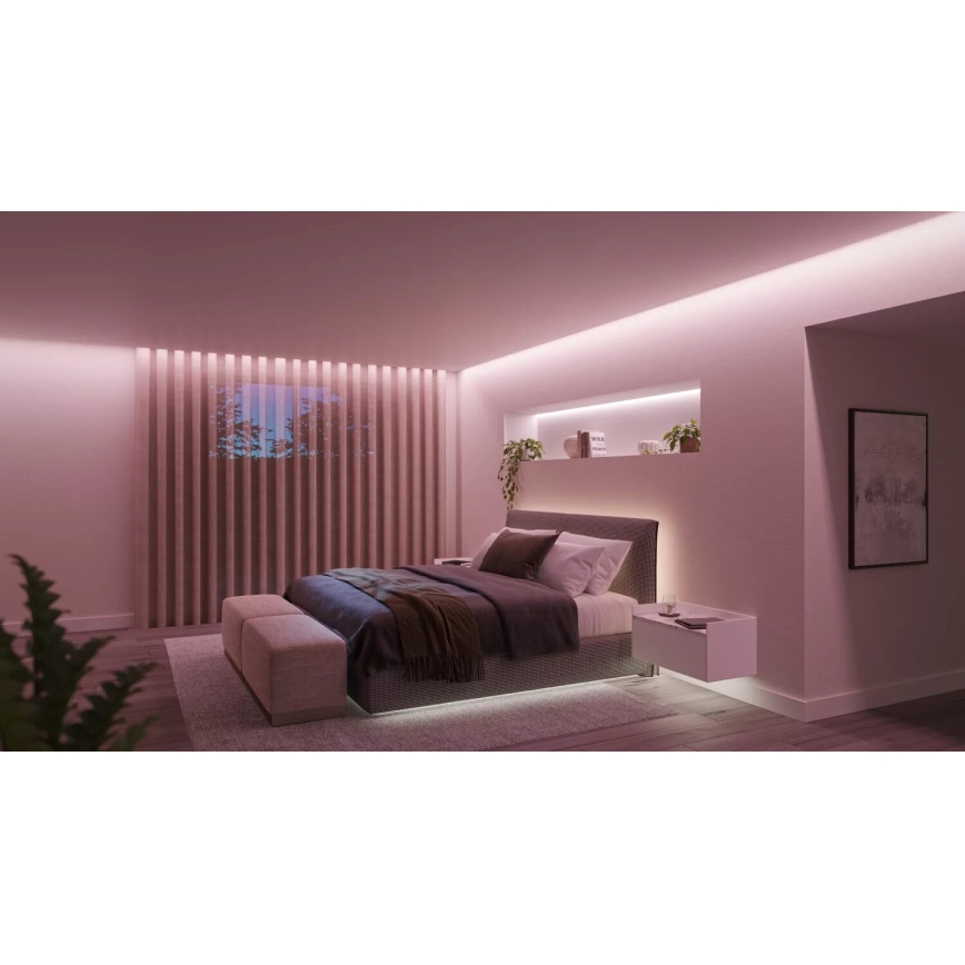 Philips - Tira LED RGBW regulable Hue WHITE AND COLOR AMBIANCE 5m LED/20W/230V 2000-6500K