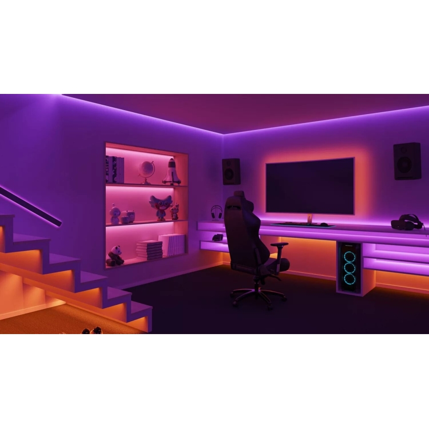 Philips - Tira LED RGBW regulable Hue WHITE AND COLOR AMBIANCE 5m LED/20W/230V 2000-6500K