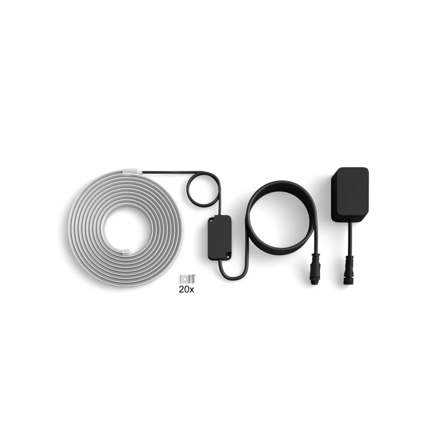 Philips - Tira LED exterior RGBW regulable Hue FLUX 5m LED/30W/230V 2200-6500K IP67