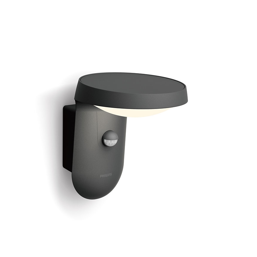 Philips - Lámpara de pared LED para exterior con sensor LED/9W/230V 4000K IP44