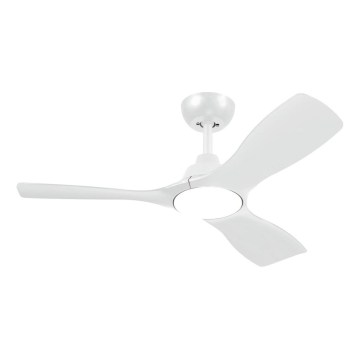 Philips - Ventilador de techo LED regulable OLAS LED/24W/230V Ø 106 cm blanco + mando a distancia