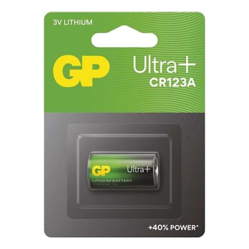 Pila de litio CR123A GP LITHIUM 3V/1550 mAh