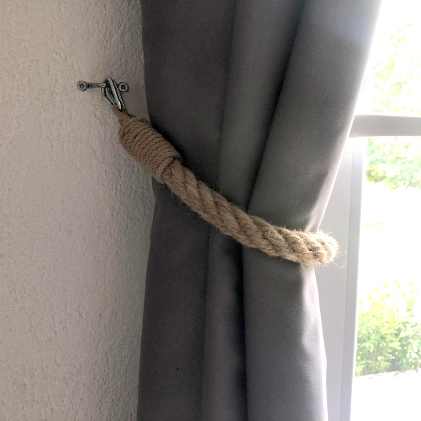 Pinza de cortina BORURAF 60 cm marrón