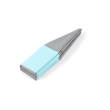 Piscina seca infantil con bolas, diámetro 80 cm, azul/gris