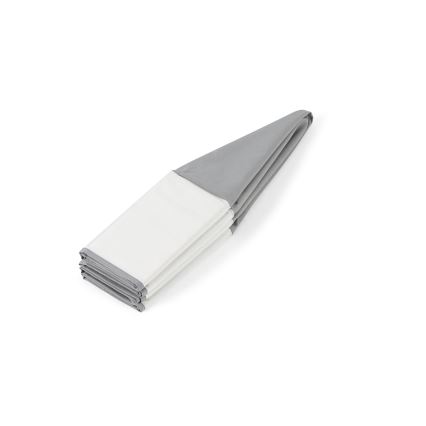 Piscina seca infantil con bolas, diámetro 80 cm, blanco/gris