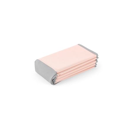 Piscina seca infantil con bolas, diámetro 80 cm, rosa/gris