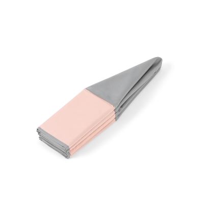 Piscina seca infantil con bolas, diámetro 80 cm, rosa/gris