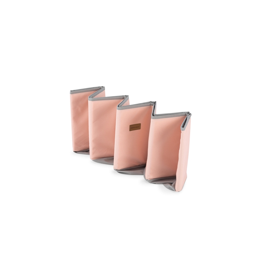 Piscina seca infantil con bolas, diámetro 80 cm, rosa/gris