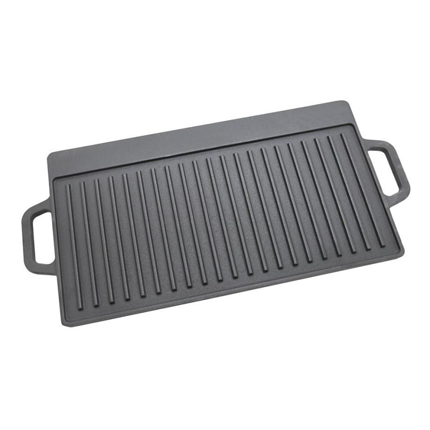 Placa de parrilla de doble cara 50x23 cm